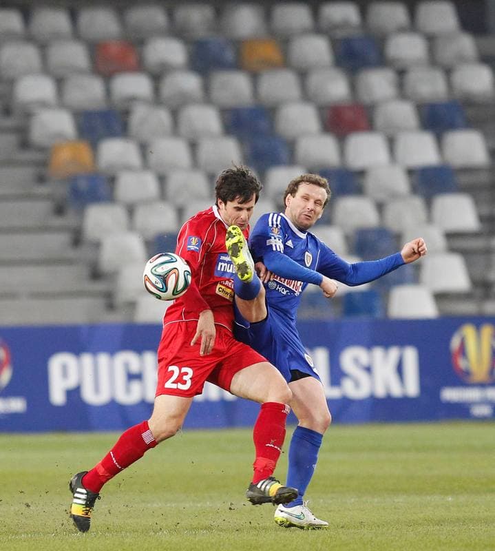 Football. Polish Cup. Podbeskidzie Bielsko Biala - Piast Gliwice. 19.03.2015
