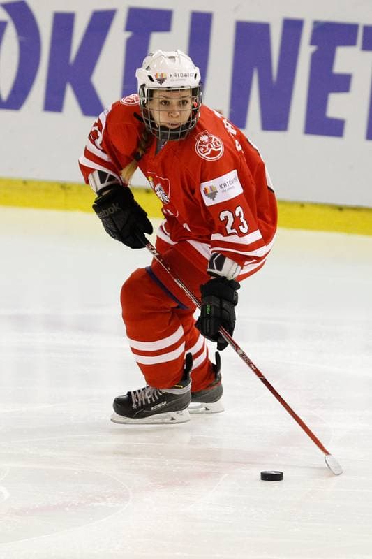 Ice Hockey. Women's World Championship. Latvia - Poland. 12.04.2017