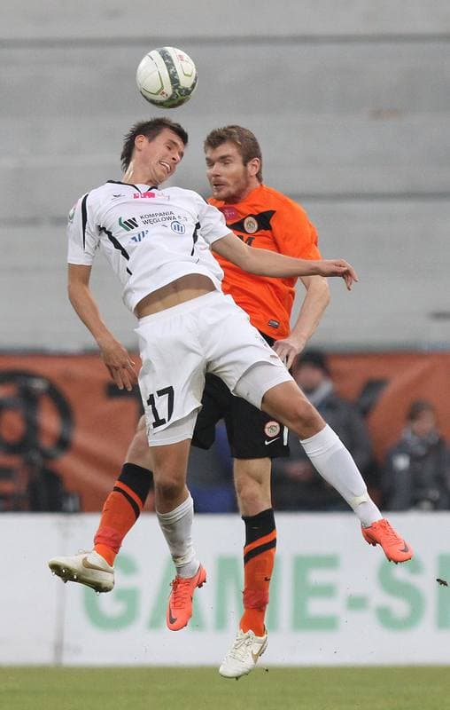 Football. T-Mobile Ekstraklasa. Gornik Zabrze - Zaglebie Lubin. 11.11.2012
