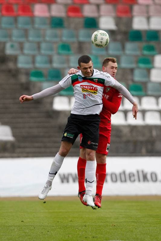 Football. Sparing. Zaglebie Sosnowiec - GKS Tychy. 25.02.2017