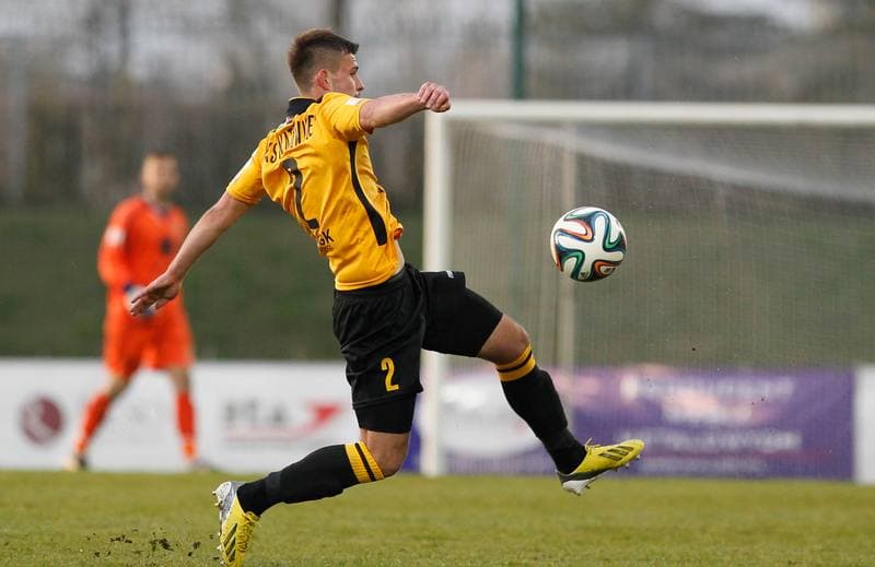 Football. I Liga. Wigry Suwalki - GKS Katowice. 04.04.2015