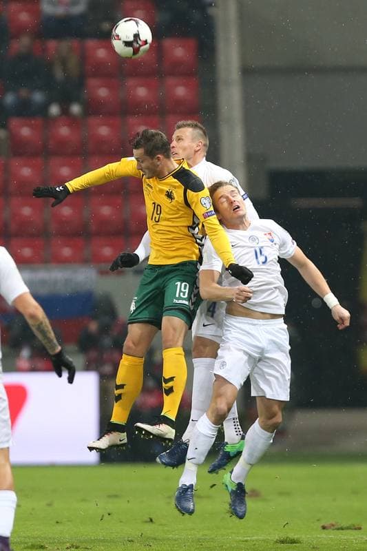 Football. World Cup Qualifiers. Slovakia - Lithuania. 11.11.2016