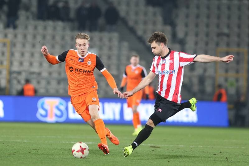 Football. Lotto Ekstraklasa. Cracovia Krakow - Zaglebie Lubin. 13.03.2017