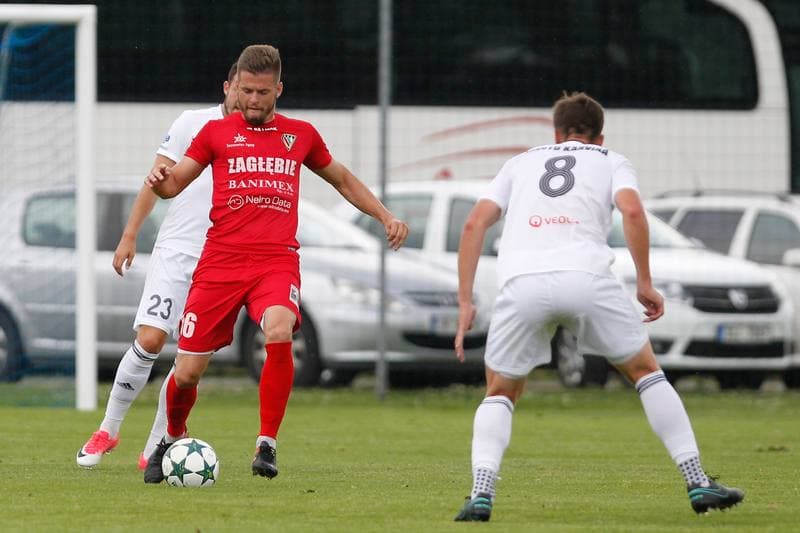 Football. Sparing. Zaglebie Sosnowiec - MFK Karvina. 05.07.2017