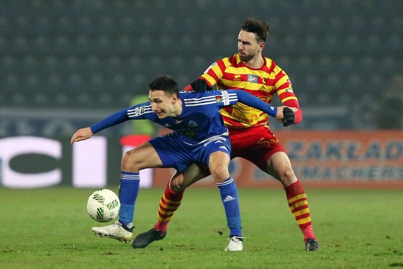 Football. Lotto Ekstraklasa. Ruch Chorzow - Jagiellonia Bialystok. 26.11.2016