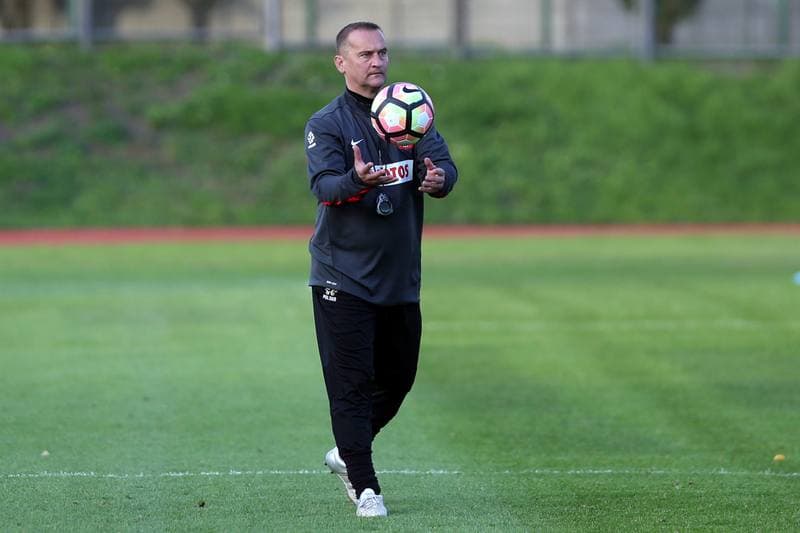 Football. Poland U19. Training. 02.10.2017