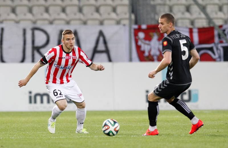 Football. T-Mobile Ekstraklasa. Cracovia Krakow - Korona Kielce. 22.05.2015