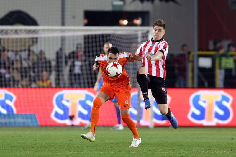 Football. Lotto Ekstraklasa. Cracovia Krakow - Zaglebie Lubin. 13.03.2017