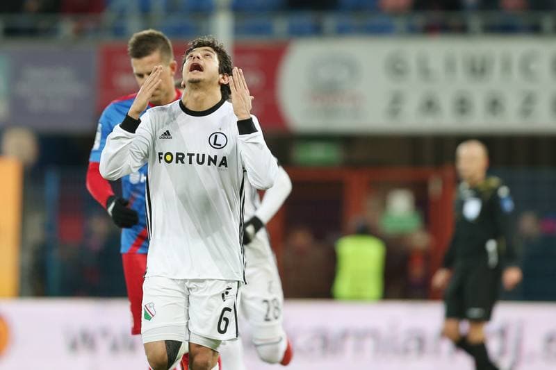 Football. Lotto Ekstraklasa. Piast Gliwice - Legia Warsaw. 12.12.2017
