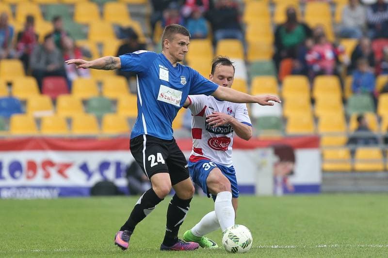 Football. Nice I liga. Podbeskidzie Bielsko-Biala - Sandecja Nowy Sacz. 20.05.2017