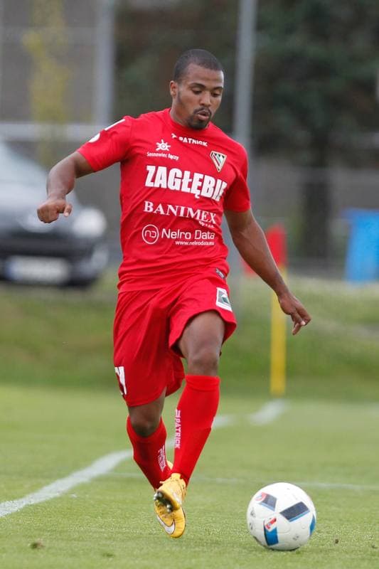 Football. Sparing. Zaglebie Sosnowiec - Karpaty Lwow. 01.07.2017