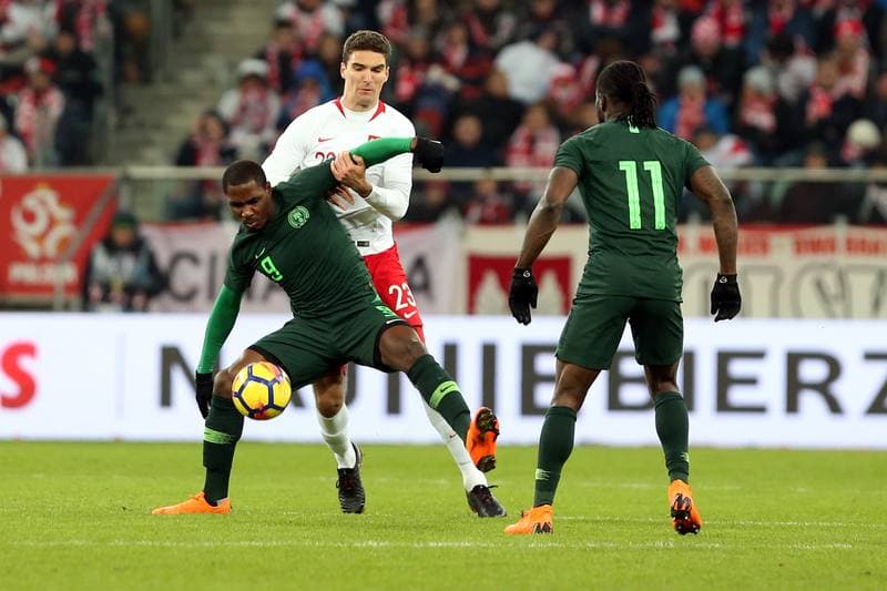 Football. International Friendly. Poland - Nigeria. 23.03.2018