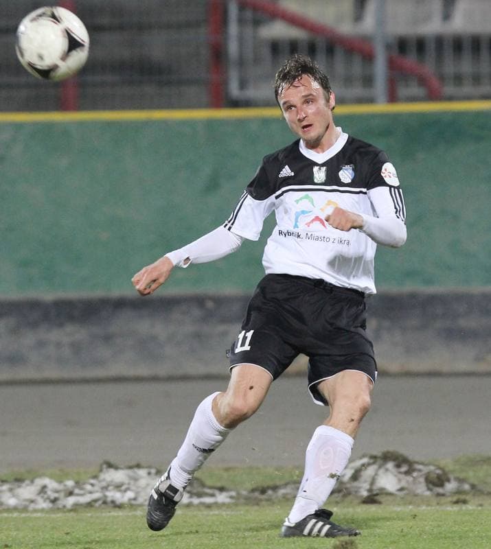 Football. II liga - grupa Zachodnia. Energetyk ROW Rybnik - Tur Turek. 12.04.2013