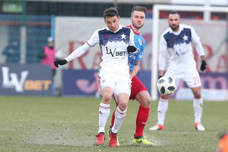 Football. Lotto Ekstraklasa. Piast Gliwice - Wisla Krakow. 25.02.2018