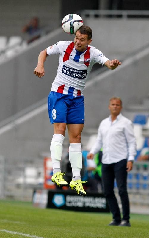 Football. PKO BP Ekstraklasa. Podbeskidzie Bielsko Biala - Pogon Szczecin. 17.08.2015