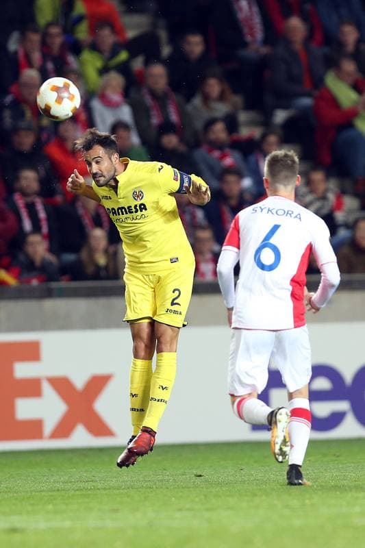 Football. UEFA Europa League. Slavia Prague - Villarreal CF. 02.11.2017