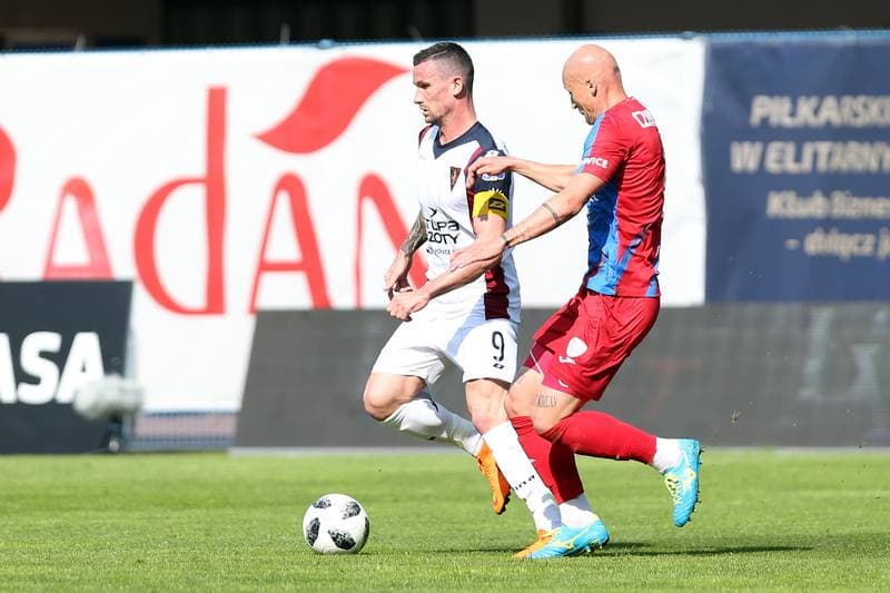 Football. Lotto Ekstraklasa. Piast Gliwice - Pogon Szczecin. 21.04.2018