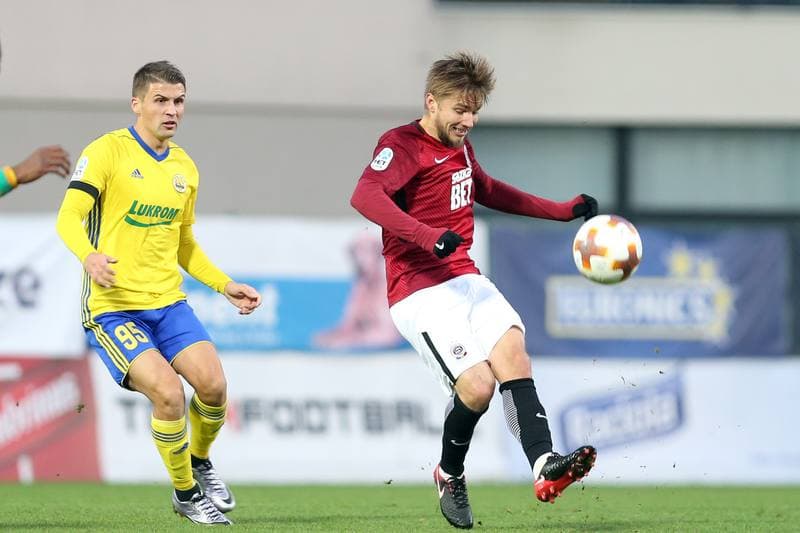 Football. Het Liga. Fastav Zlin - Sparta Prague. 05.11.2017