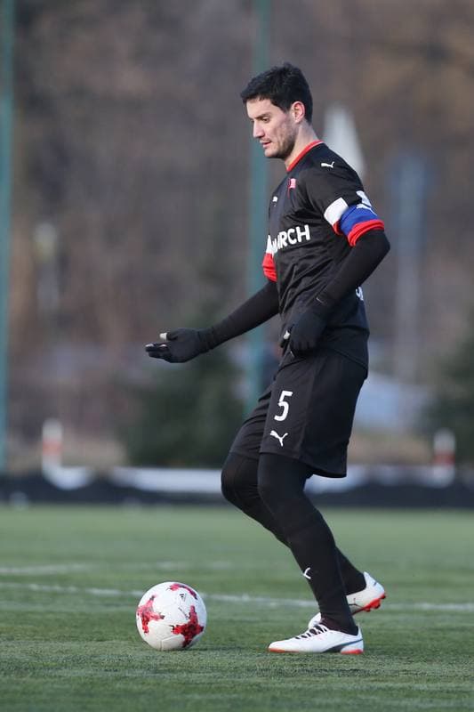 Football. Sparing. Zaglebie Sosnowiec - Cracovia Krakow. 17.01.2018