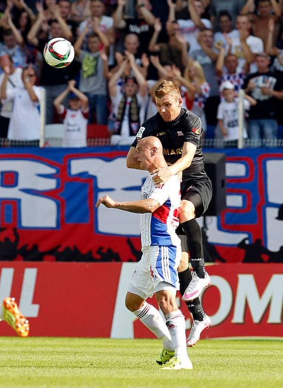 Football. T-Mobile Ekstraklasa. Gornik Zabrze - Cracovia Krakow. 21.07.2014