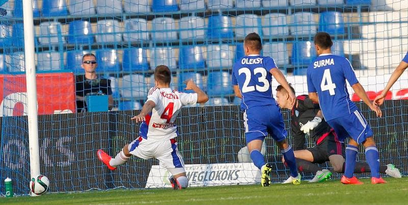 Football. T-Mobile Ekstraklasa. Ruch Chorzow - Gornik Zabrze. 04.10.2014
