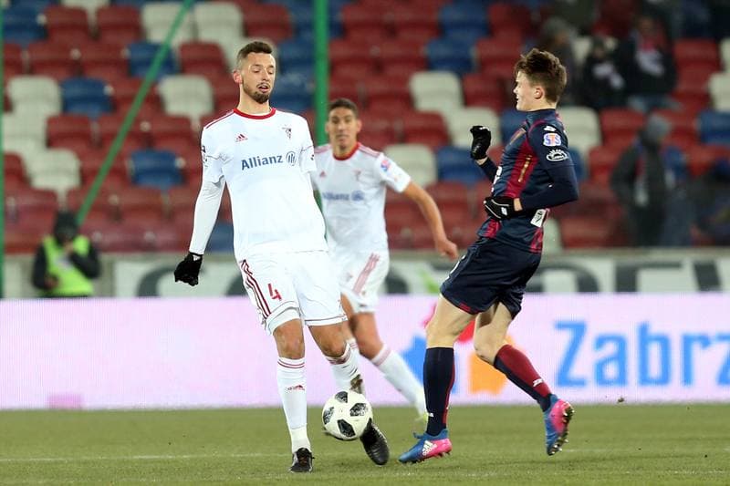 Football. Lotto Ekstraklasa. Gornik Zabrze - Pogon Szczecin. 28.02.2018