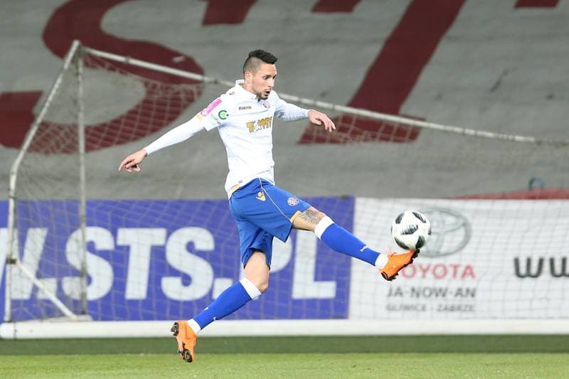 Football. Sparing. Gornik Zabrze - Hajduk Split. 24.03.2018