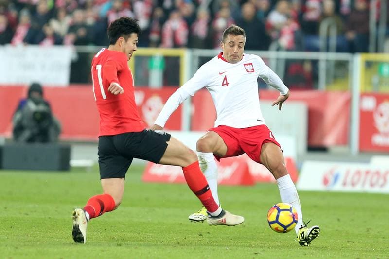 Football. International Friendly. Poland - South Korea. 27.03.2018
