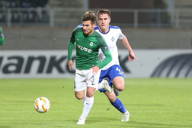 Football. UEFA Europa League. FK Jablonec - Dynamo Kyiv. 04.10.2018