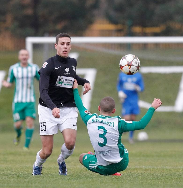 Football. I Liga. Rozwoj Katowice - Olimpia Grudziadz. 21.11.2015