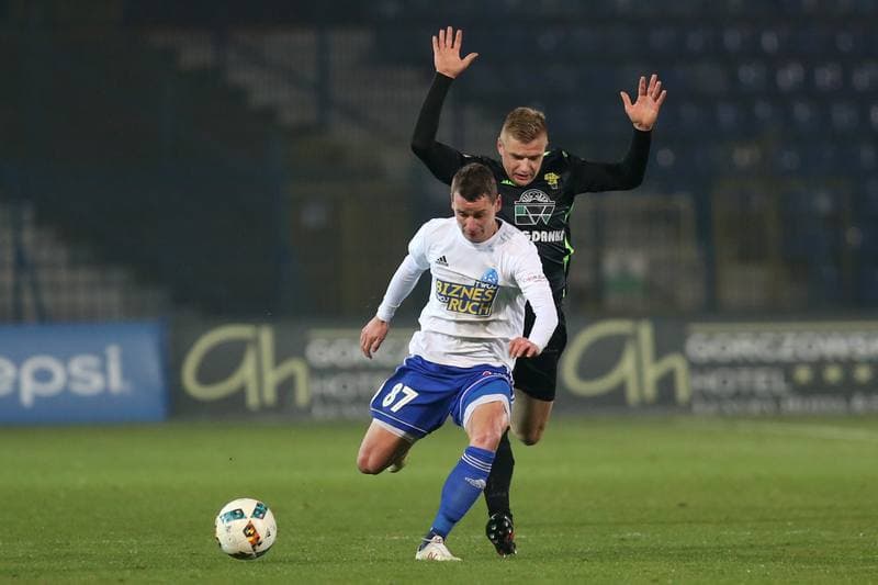 Football. II Liga. Ruch Chorzow - Gornik Leczna. 01.12.2018