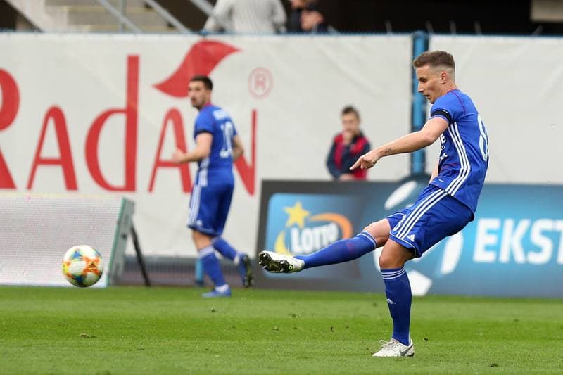 Football. Lotto Ekstraklasa. Piast Gliwice - Wisla Plock. 03.04.2019