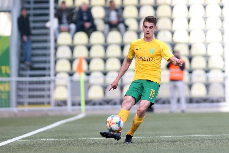 Football. Fortuna Liga. MSK Zilina - Slovan Bratislava. 14.04.2019