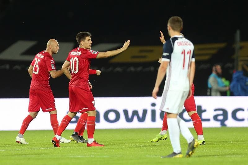 Football. Lotto Ekstraklasa. Zaglebie Sosnowiec - Wisla Krakow. 25.04.2019