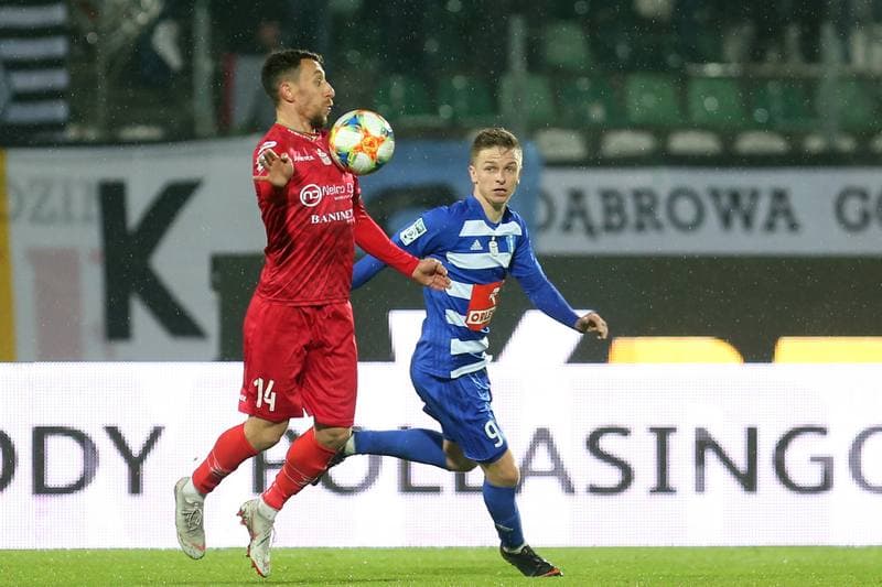 Football. Lotto Ekstraklasa. Zaglebie Sosnowiec - Wisla Plock. 13.04.2019