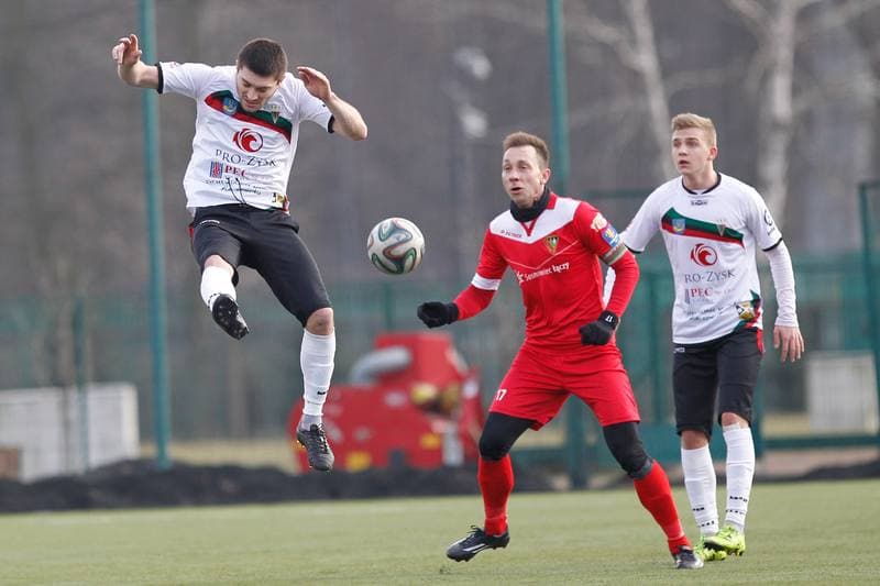 Football. Sparing. Zaglebie Sosnowiec - GKS Tychy. 27.01.2016