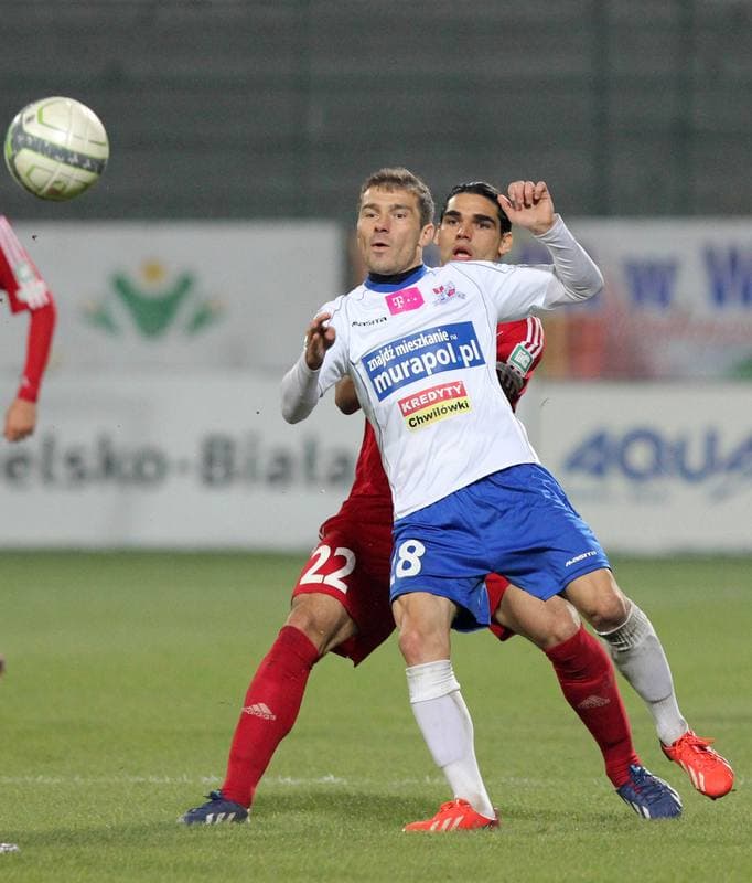 Football. Polish Cup. Podbeskidzie Bielsko Biala - Piast Gliwice. 19.03.2015