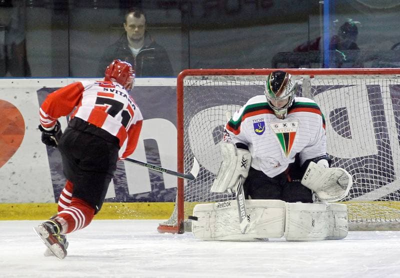 Ice Hockey. Polish Hockey League. GKS Tychy - Comarch Cracovia. 18.03.2016