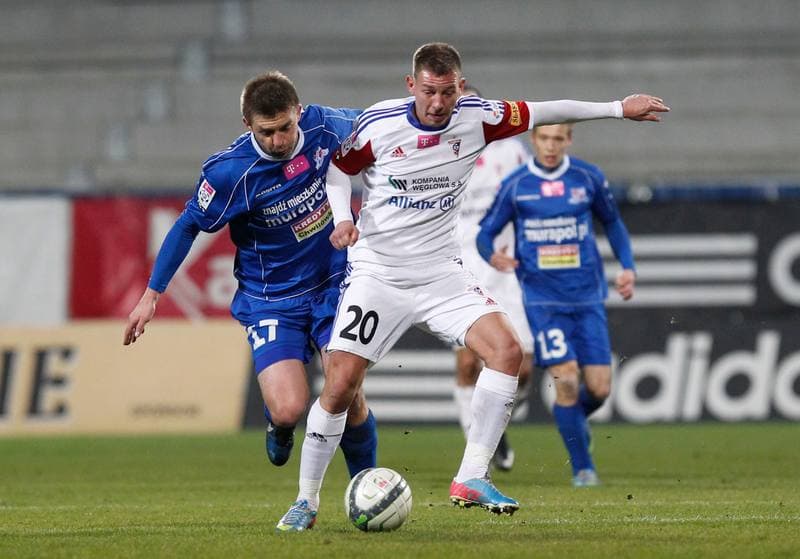 Football. Polish Cup. Gornik Zabrze - Podbeskidzie Bielsko Biala. 28.10.2014