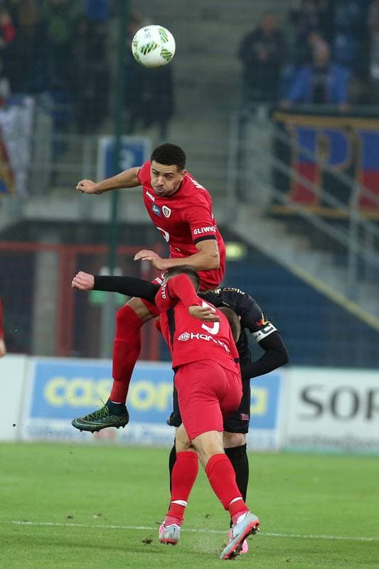 Football. Lotto Ekstraklasa. Piast Gliwice - Cracovia Krakow. 18.11.2016