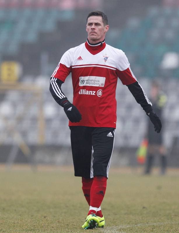 Football. Sparing. Zaglebie Sosnowiec - Gornik Zabrze. 18.01.2014