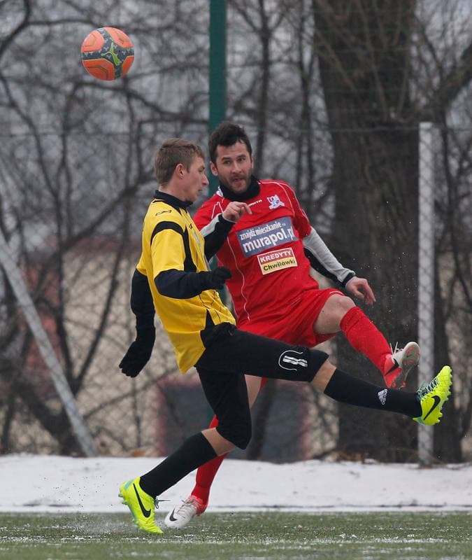 Football. Friendly Match. Podbeskidzie Bielsko Biala - Sandecja Nowy Sacz. 23.01.2014