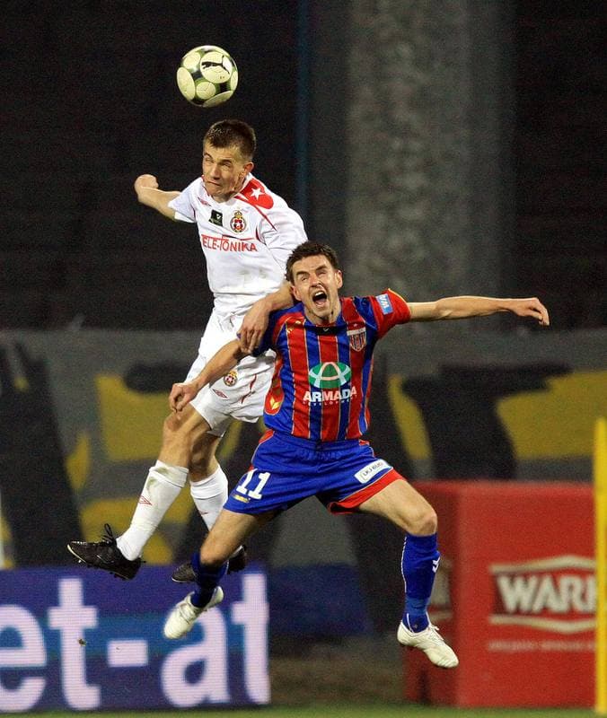 Football. Ekstraklasa. Polonia Bytom - Wisla Krakow. 20.03.2011
