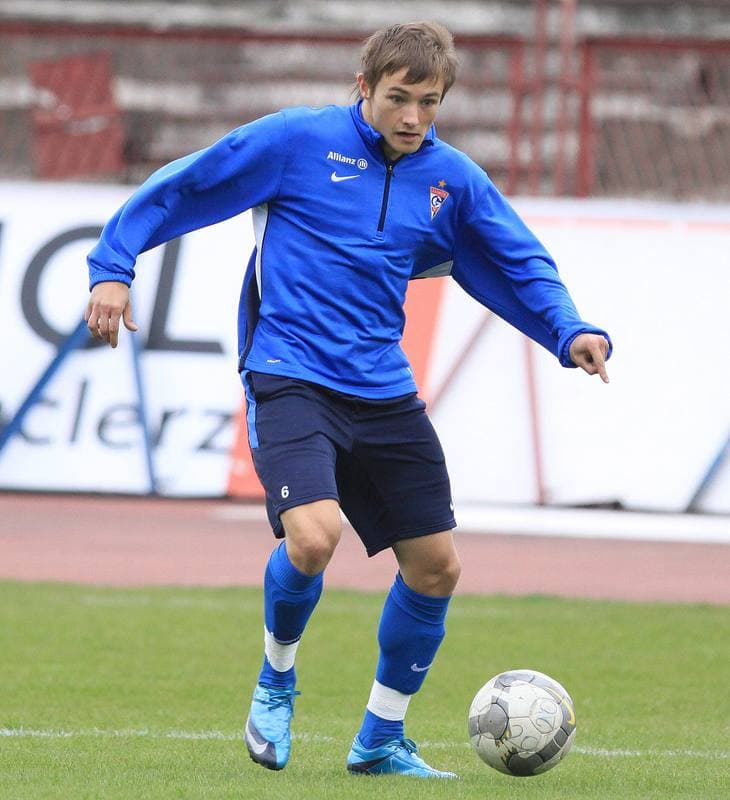 Football. Gornik Zabrze. Training. 11.01.2011