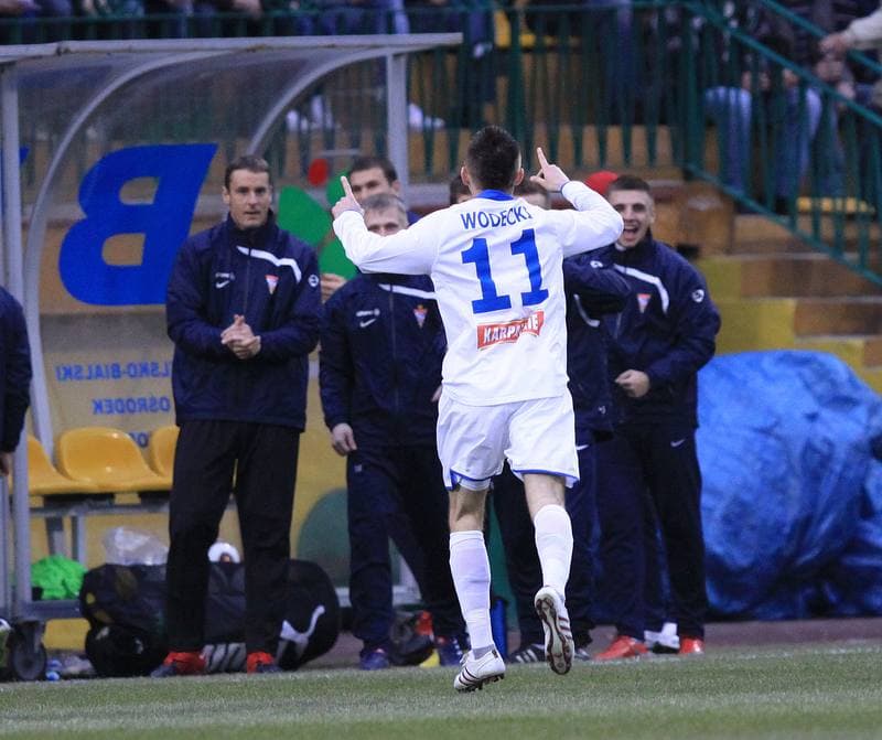Football. I liga. Podbeskidzie Bielsko-Biala - Gornik Zabrze. 20.03.2010