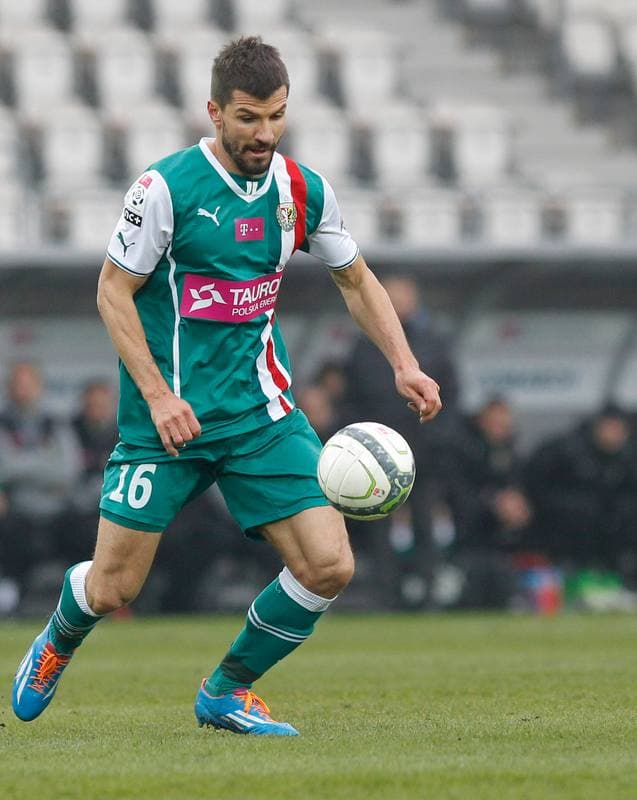 Football. T-Mobile Ekstraklasa. Cracovia Krakow - Slask Wroclaw. 02.03.2014