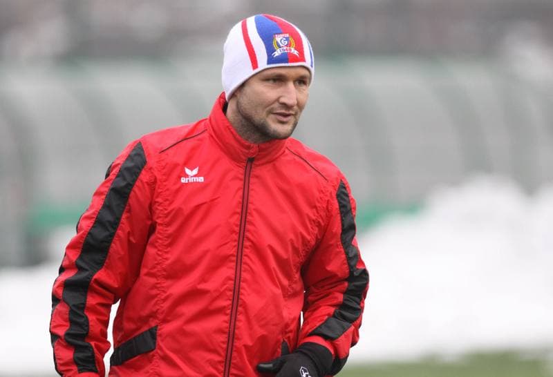Football. Gornik Zabrze. Training. 11.01.2011