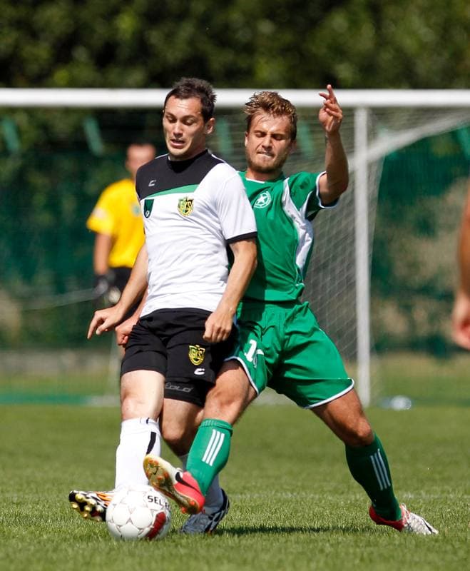 Football. III Liga Opolsko - Slaska. Grunwald Ruda Slaska - GKS Jastrzebie. 09.08.2014