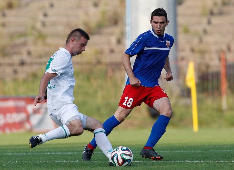 Football. III Liga Opolsko - Slaska. Polonia Bytom - Rekord Bielsko Biala. 10.08.2014