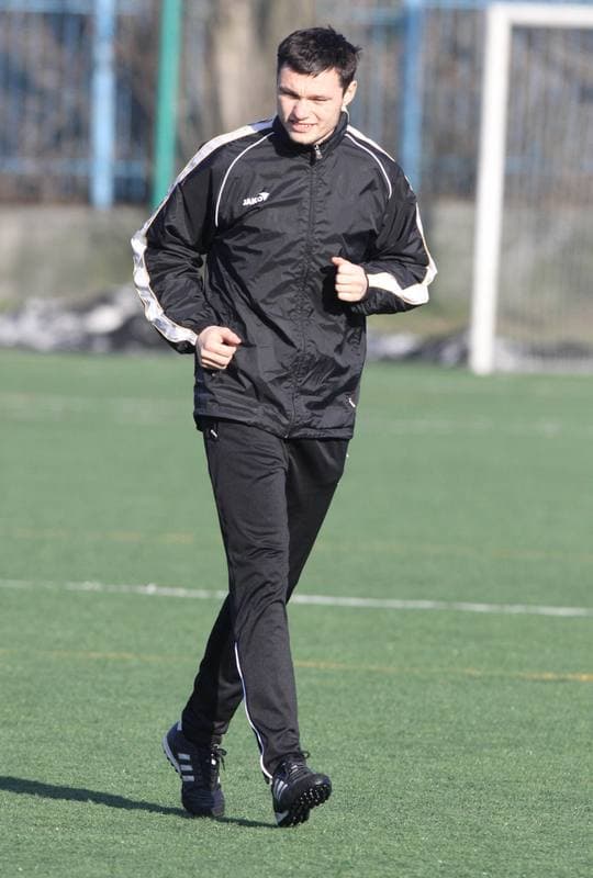Football. Ruch Radzionkow. Training. 17.01.2011